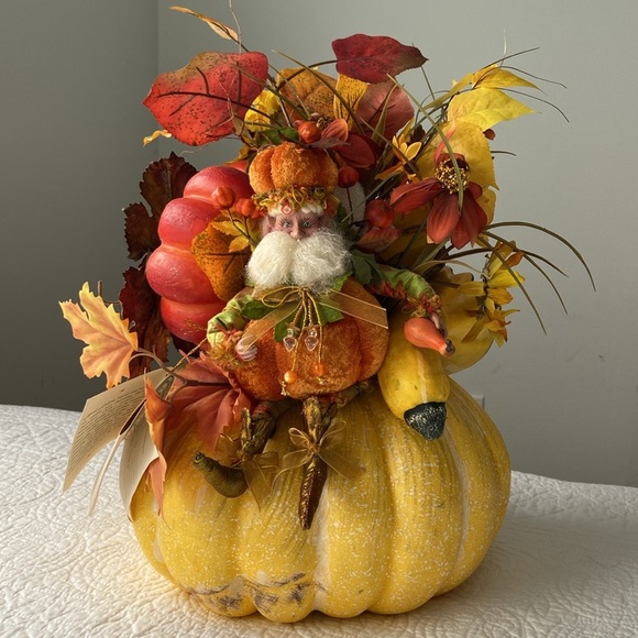 Mark Roberts Pumpkin Gourd Fairy Fall Bouquet Botanical Decor Limited Edition - Picture 1 of 15
